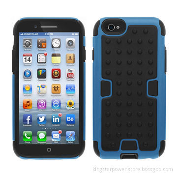 Hybrid Case for iPhone 6 and 6 Plus, Football Vein/Lines, PC+Silicone, Fashion and DurableNew
